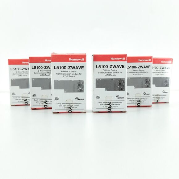 Honeywell Ademco L5100-ZWAVE LYNX Touch Control Communication Module Set 6 NEW - Picture 2 of 6